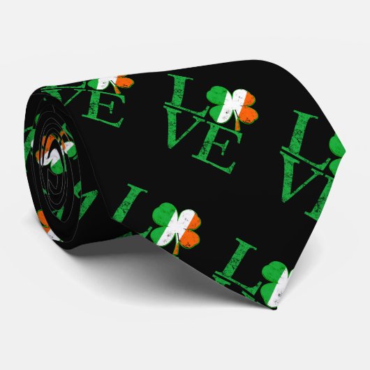 Irish Love for St Patricks Stropdas (Opgerold)