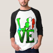 Irish LOVE T shirt - St Patrick's Day (Voorkant)