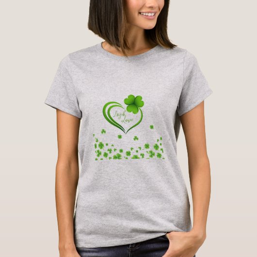 Irish Love Vrouwen Basic T-shirt (Voorkant)