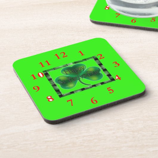 Irish Luck Bier Onderzetter (Linkerzijde)