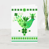 Irish Luck Bird Kaart (Voorkant)