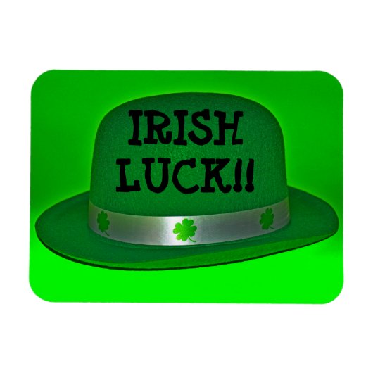 IRISH LUCK Green Derby Pet Magnet Magneet (Horizontaal)