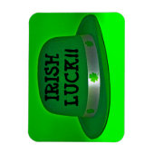 IRISH LUCK Green Derby Pet Magnet Magneet (Verticaal)