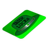 IRISH LUCK Green Derby Pet Magnet Magneet (Linkerzijde)
