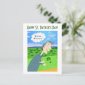 Irish Luck St. Patrick's Day Post Kaart (Staand voorkant)