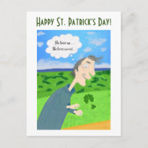 Irish Luck St. Patrick's Day Post Kaart