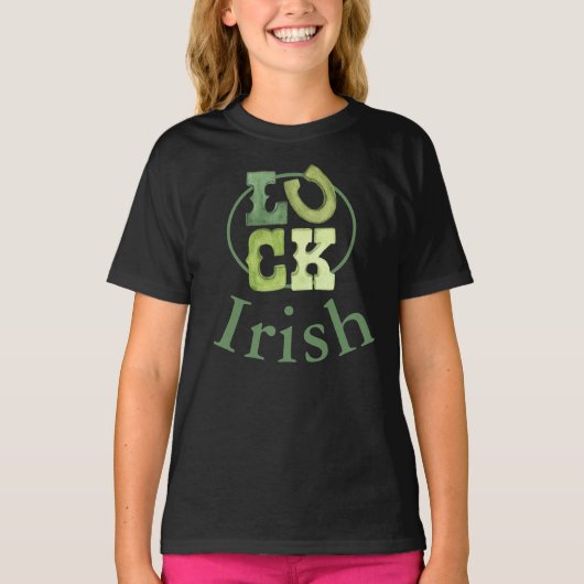 Irish Luck St Patricks Day T-Shirt (Voorkant)
