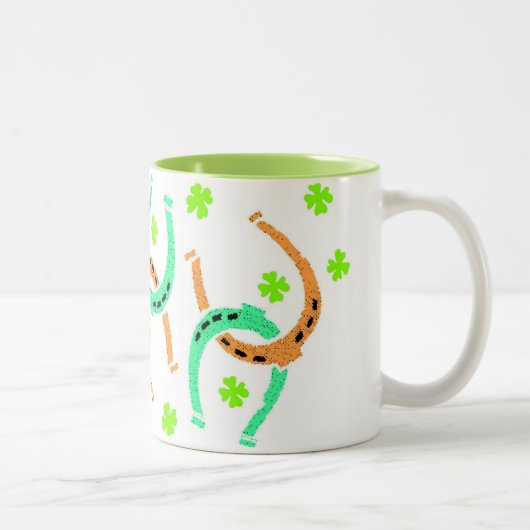 Irish Luck Tweekleurige Koffiemok (Rechts)
