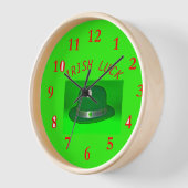 IRISH LUCK Wall Clock (Hoek)