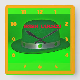 Irish Luck Wall klok