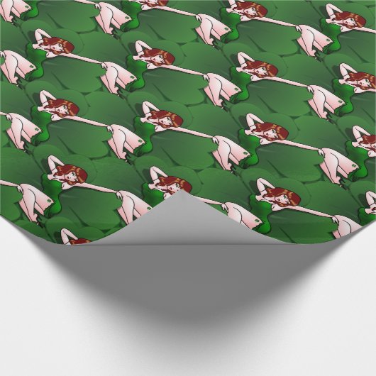 Irish Luck Wrapping Paper Lucky Charm Paper Cadeaupapier (Hoek)