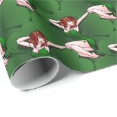 Irish Luck Wrapping Paper Lucky Charm Paper Cadeaupapier (Rol Hoek)
