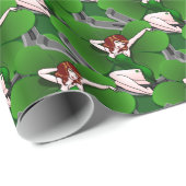 Irish Luck Wrapping Paper Lucky Charm Paper Cadeaupapier (Rol Hoek)