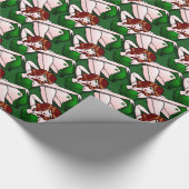 Irish Luck Wrapping Paper Lucky Charm Paper Cadeaupapier (Hoek)