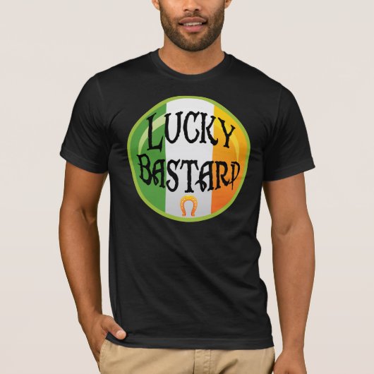 Irish Lucky Bastard T-shirt (Voorkant)
