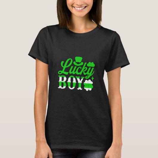 Irish Lucky Boy T-shirt (Voorkant)