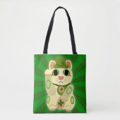 Irish Lucky Cat Mashup Tote Bag (Voorkant)