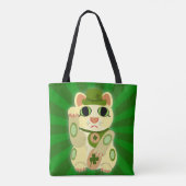 Irish Lucky Cat Mashup Tote Bag (Achterkant)
