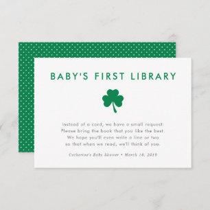 Irish Lucky Charm Books for Baby's First Library Kaart