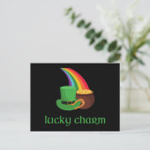 Irish Lucky Charm Rainbow Briefkaart (Staand voorkant)