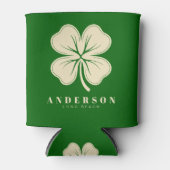 Irish Lucky Four Leaf Clover met de naam Green Blikjeskoeler (Voorkant)