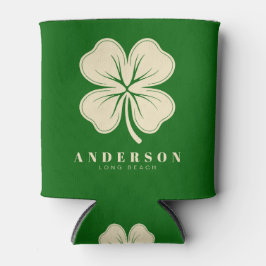 Irish Lucky Four Leaf Clover met de naam Green Blikjeskoeler