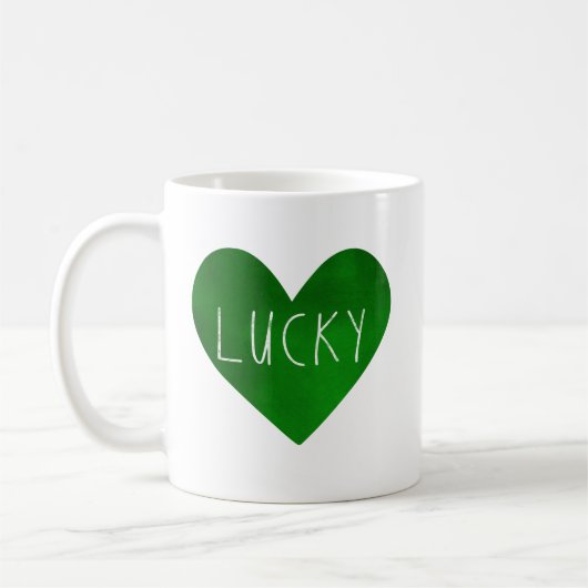 Irish Lucky Heart Mok Rae Dunn Geïnspireerd (Links)