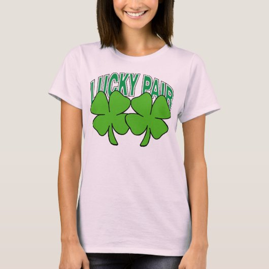 Irish Lucky Pair Naughty Women's T-shirt (Voorkant)
