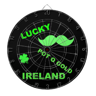 Irish Lucky Pot o Gold Quottes Dartbord