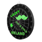 Irish Lucky Pot o Gold Quottes Dartbord (Voorkant Rechts)