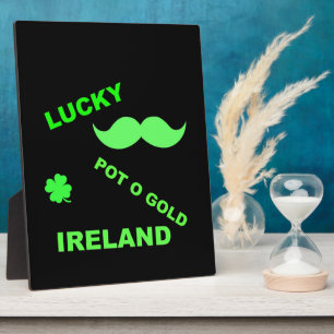 Irish Lucky Pot o Gold Quottes Fotoplaat