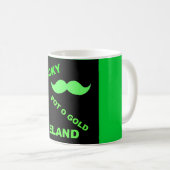 Irish Lucky Pot o Gold Quottes Koffiemok (Voorkant rechts)