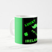 Irish Lucky Pot o Gold Quottes Koffiemok (Voorkant links)