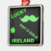 Irish Lucky Pot o Gold Quottes Metalen Ornament (Links)