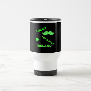 Irish Lucky Pot o Gold Quottes Reisbeker