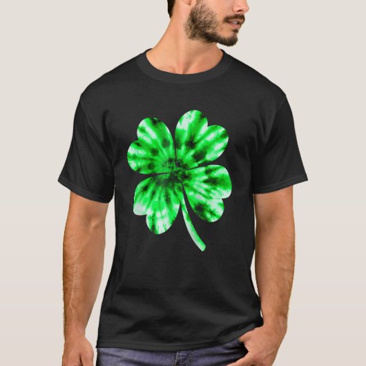 Irish Lucky Shamrock Green Clover St Patrick's Day T-shirt (Voorkant)