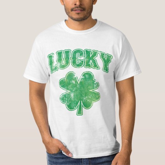 Irish Lucky Shamrock T-shirt (Voorkant)