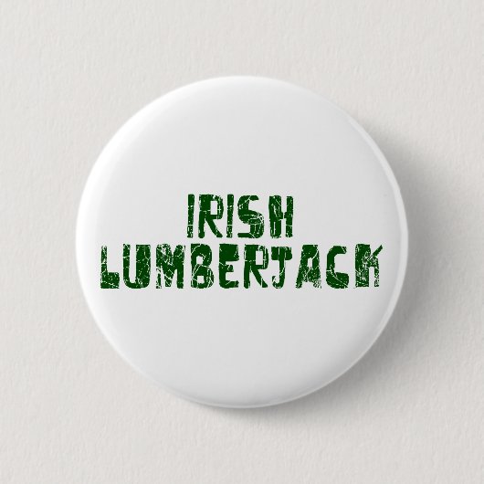 Irish Lumberjack Ronde Button 5,7 Cm (Voorkant)