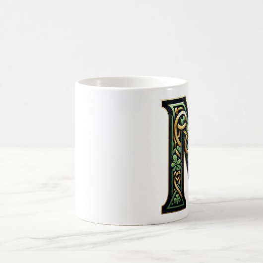 Irish M Monogram Coffee Mug Koffiemok (Center)