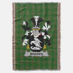 Irish Madden of O_Madden Wapen van de familie Cres Deken