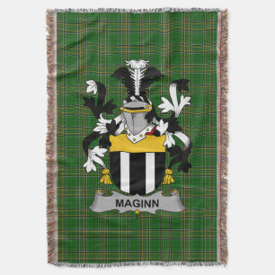 Irish Maginn of Ginn Wapen van de familie Crest Ir Deken