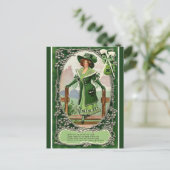  Irish Maid komt door de stijl Briefkaart (Staand voorkant)