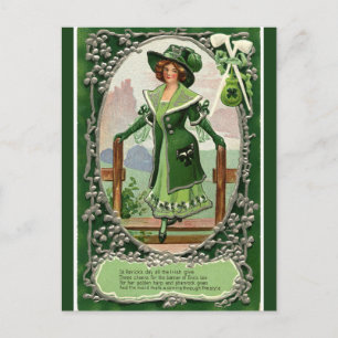  Irish Maid komt door de stijl Briefkaart