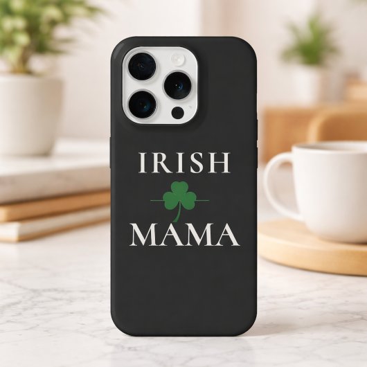 Irish Mama Shamrock  iPhone Hoesje
