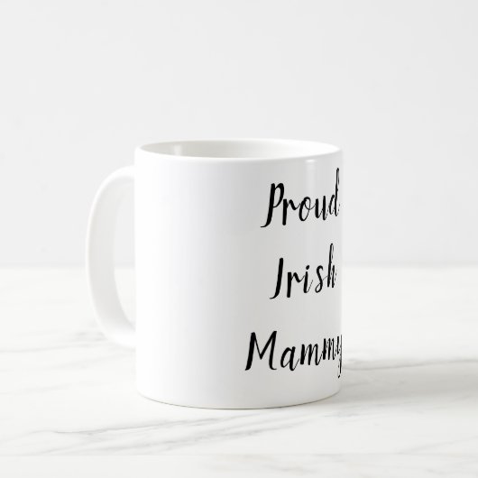 Irish Mammy Coffee Mok (Voorkant links)