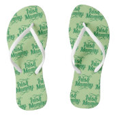 Irish Mammy Flipflops, Irish Dialect, Ierland Teenslippers (Voetbed)