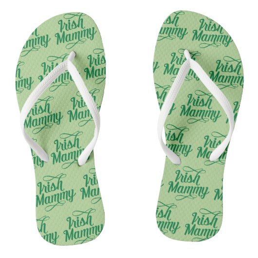 Irish Mammy Flipflops, Irish Dialect, Ierland Teenslippers (Voetbed)