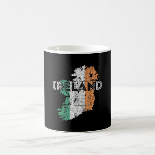 Irish Map en Flag Souvenir Distress Ireland Koffiemok