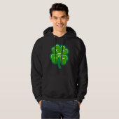 Irish Math Teacher Shamrock St Patricks Day Pi Day Hoodie (Voorkant volledig)