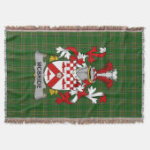 Irish McBride of MacBride Coat of Arms Family Care Deken (Voorkant)